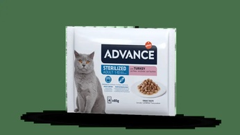 Advance Cat Wet Adult Sterelized Turkey Multipack