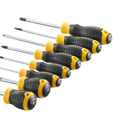 Conjunto de 8 Chaves de Fendas STANLEY Cushion Grip STHT16167-0