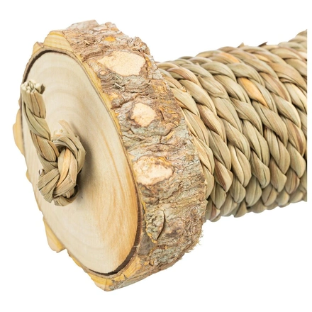 Rolo Para Brincar Com Corda De Algas E Madeira
