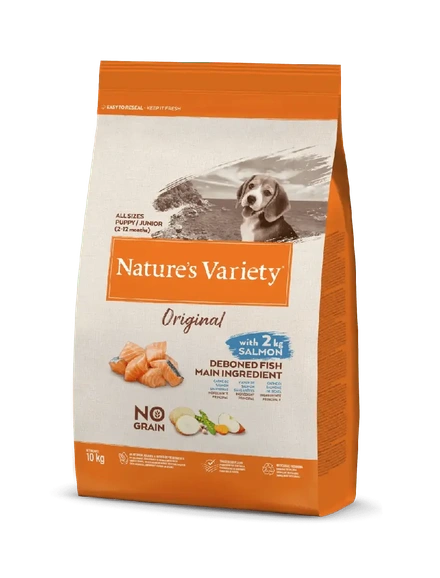 Nature's Variety Dog Original No Grain Junior Salmão