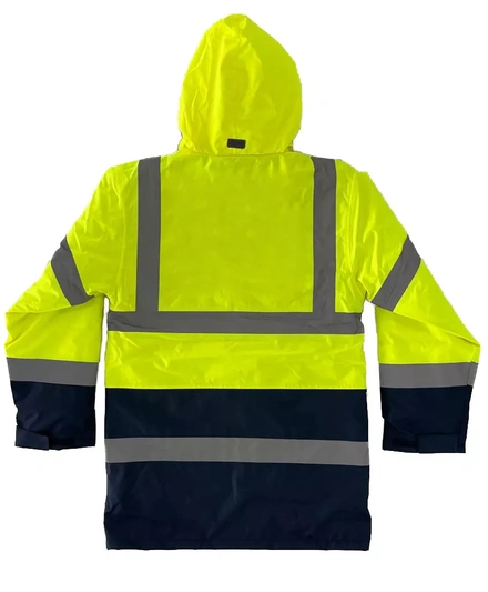 Parka Refletora BL-60 (Amarelo/Azul ou Laranja/Azul)