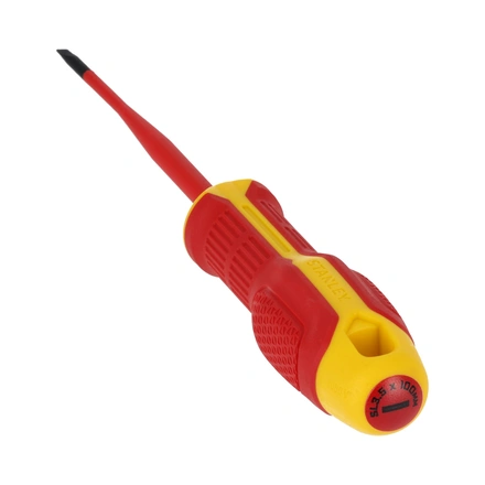 Chave de Fenda STANLEY Plano Isolado 1000v 3,5mmx75mm FMHT65751-0