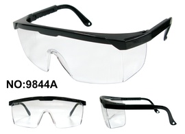 Óculos transparentes com protecção lateral