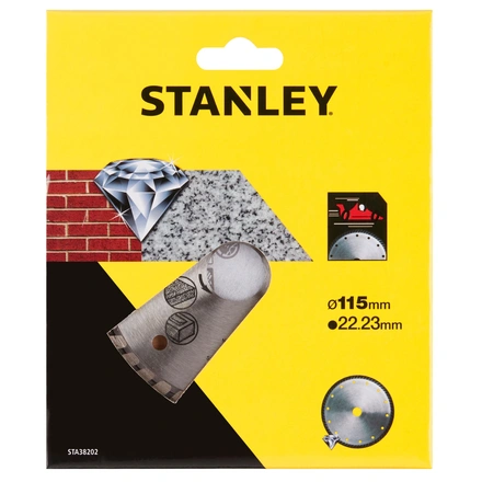 Disco de Diamante Turbo 115mm p/ Granito Stanley STA38202-XJ