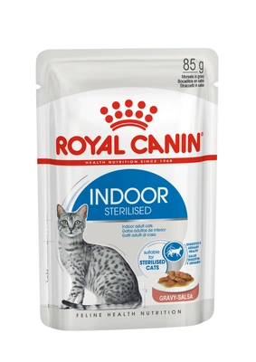 Royal Canin Gato INDOOR IN GRAVY 12X85G