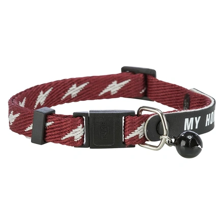 Coleira Com Identificador "My Home" Para Gato