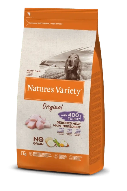 Nature's Variety Dog Original No Grain Medium Adulto Peru