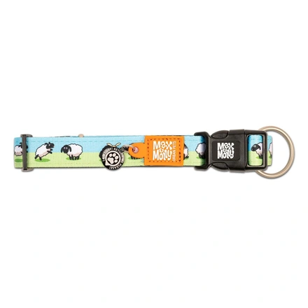 Max & Molly - Coleira Com Id Tag "Black Sheep"