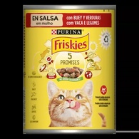 Friskies Comida Húmida em PATÊ- Vaca, Fígado e Legumes