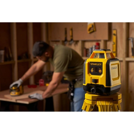 Nível laser VERMELHO rotativo. Alcance 30m (240m com detetor) STANLEY STHT77616-0