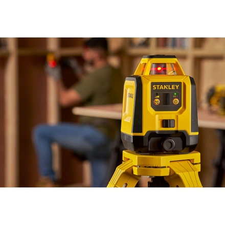 Nível laser VERMELHO rotativo. Alcance 30m (240m com detetor) STANLEY STHT77616-0