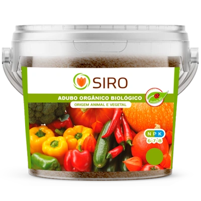 Siro Adubo Organico Granulado Biologico 3kg
