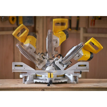 Serra De Esquadria Telescópica Deslizante De Duplo Bisel 1.800w Ø254mm STANLEY SM1800-QS