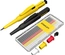 Kit de Marcador de Lápis e Tinta STANLEY + Reposição de Minas + Tampas Intercambiáveis + Afiador STHT72010-0