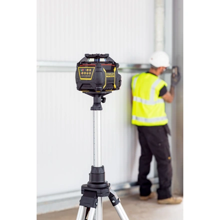 Nível laser VERMELHO rotativo com bateria de lítio recarregável. Alcance 60m (600m com detetor) FATMAX STANLEY FMHT77447-1