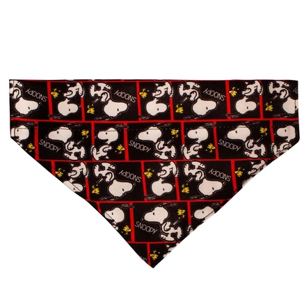 Snoopy - Bandana (Preto/Frames)