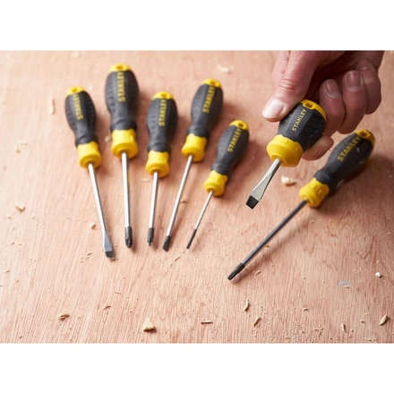 Conjunto de 8 Chaves de Fendas STANLEY Cushion Grip STHT16167-0