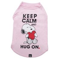 Snoopy - T-Shirt (Rosa/Keep Calm)