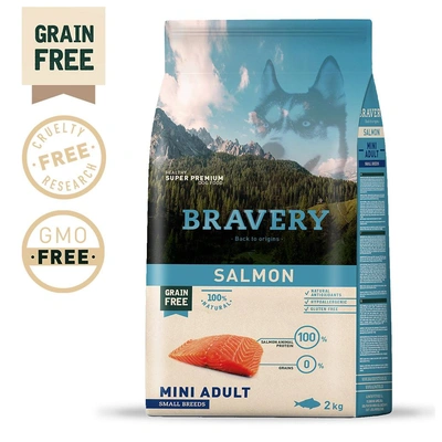 Bravery - Salmon Mini Adult Small Breeds (Grain Free)