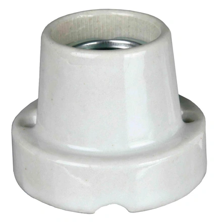 Suporte Cerâmico Com Cabo E Interruptor (Recto)