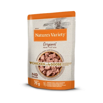 Nature's Variety Cat Wet Original No Grain Frango & Ganso 12x70g