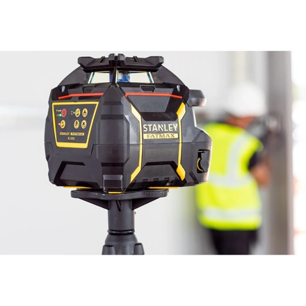 Nível laser VERMELHO rotativo com bateria de lítio recarregável. Alcance 60m (400m com detetor) FATMAX STANLEY FMHT77449-1