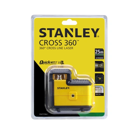 Nível laser VERDE de linhas 360° e linha vertical. Alcance 25m STANLEY STHT77594-1