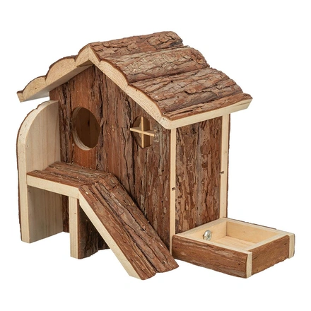 Casa "Henna" Em Madeira Natural Para Hamsters