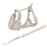 Junior - Soft Peitoral Com Trela Para Cachorro - Cinza