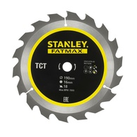 Lâmina de Serra Circular TCT/HM Corte Rápido 190 x 16 mm x 18 Dentes FATMAX STANLEY STA15370-XJ