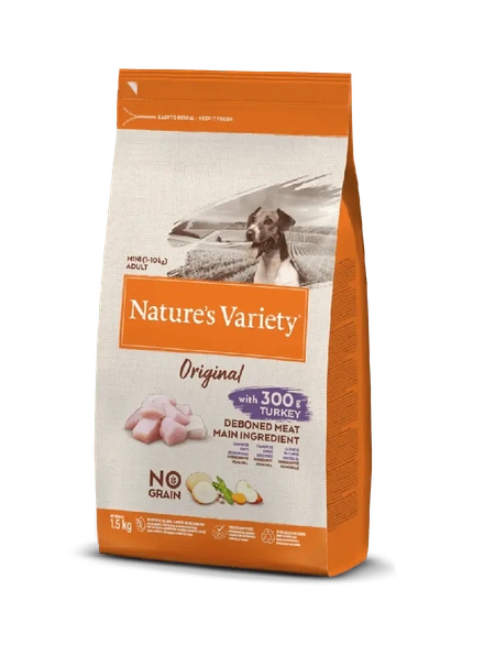 Nature's Variety Dog Original No Grain Mini Adulto Peru - 1.5kg