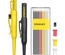 Kit de Marcador de Lápis e Tinta STANLEY + Reposição de Minas + Tampas Intercambiáveis + Afiador STHT72010-0
