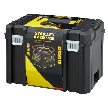 Nível laser VERMELHO rotativo com bateria de lítio recarregável. Alcance 60m (600m com detetor) FATMAX STANLEY FMHT77447-1