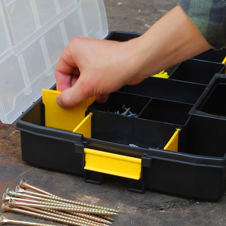 STANLEY Sortmaster Organizador Empilhável de 14 Compartimentos 1-97-483