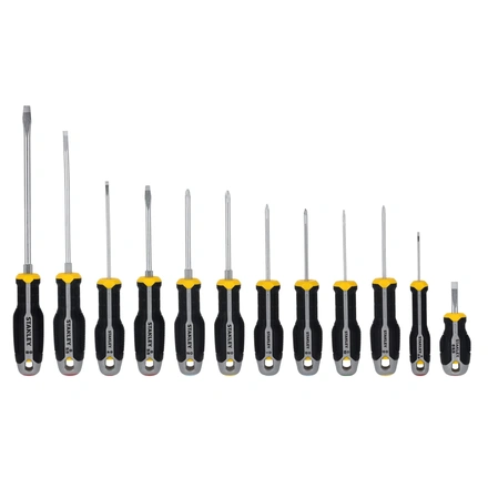 Conjunto Chaves de Fenda STANLEY Plano/phillips/pozidriv - 12 Peças FMHT65769-0