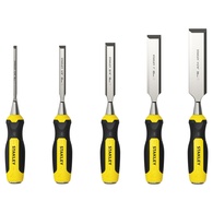 Conjunto de Formões para Madeira Dynagrip 6, 10, 15, 20, 25mm (6 Peças) STANLEY 2-16-888