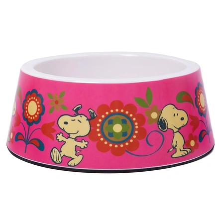 Gamela Snoopy Melamina (Rosa/Flores)