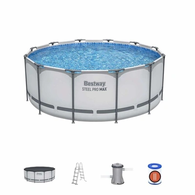 Piscina Steel Pro Max 366x122 Com Depurador 56420D