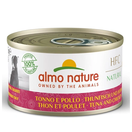 "Almo Nature" Hfc Dog Natural - Atum E Frango