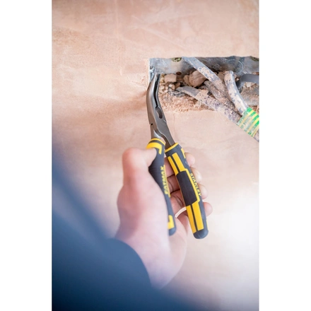 Alicate Boca Longa Curva 160mm STANLEY FATMAX 0-89-871