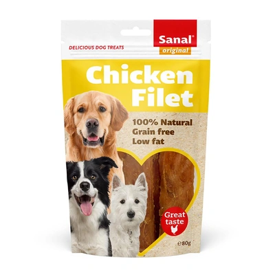 Sanal Dog - Chicken Filet - 80g