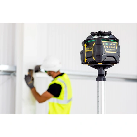 Nível laser VERDE rotativo com bateria de lítio recarregável. Alcance 60m (600m com detetor) FATMAX STANLEY FMHT77448-1