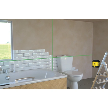 Nível laser VERDE em cruz CUBIX. Alcance 16m STANLEY STHT77499-1