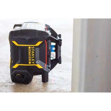 Nível laser VERMELHO rotativo com bateria de lítio recarregável. Alcance 60m (600m com detetor) FATMAX STANLEY FMHT77447-1