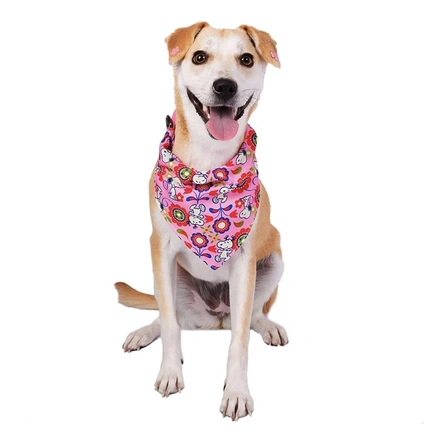 Snoopy - Bandana (Rosa/Flores)