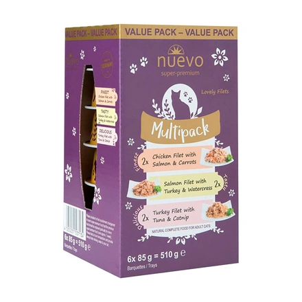 "Nuevo" Cat Adult - Lovely Filets (Multipack)