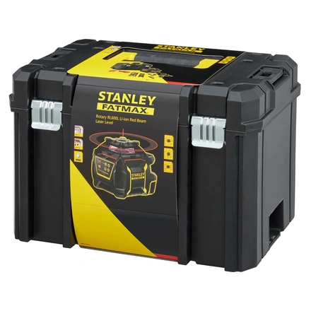 Nível laser VERMELHO rotativo com bateria de lítio recarregável. Alcance 60m (400m com detetor) FATMAX STANLEY FMHT77449-1