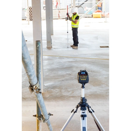 Nível laser VERMELHO rotativo com bateria de lítio recarregável. Alcance 60m (600m com detetor) FATMAX STANLEY FMHT77447-1