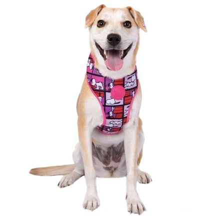 Snoopy - Colete Peitoral "Mesh" (Rosa/Frames)