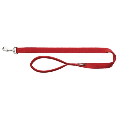 Trela "Premium" Extra Longa - Vermelho